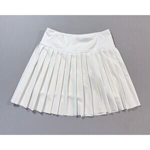 Athleta White Pleated Active Wear Athletic Elevate Skort Women's Size XS